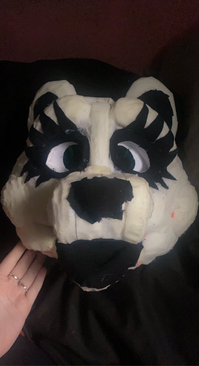 Ezjdhs's tweet photo. Fursuit base foam hand paw and tail for sale. Head is lined with eyes mouth lining nose and inner ear lining. Paws are the top to make puffy paws. Tail is foam with cuts to make movement more effective. #furry #furusuit #fursuitforsale dm for more pics ( offers only + shipping https://t.co/Ps0PO7jqZQ