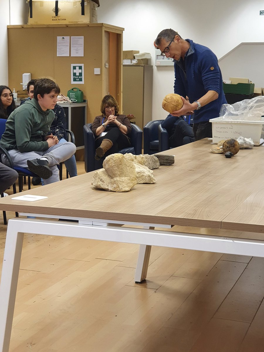 TrustAbbey's tweet photo. What an exciting visit from pupils @StEgwins! Wall pointing and archaeological finds with DA Cook &amp; @avonarch as part of our #heritagefund education sessions! https://t.co/CLOMNT5Vb4