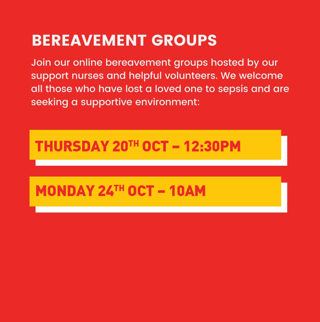 'It's a brilliant safe haven to discuss difficult issues with compassion, kindness and integrity.' - UKST Support Group Attendee. Click the link below to find out when our next virtual support group is taking place. sepsistrust.org/get-support/su…