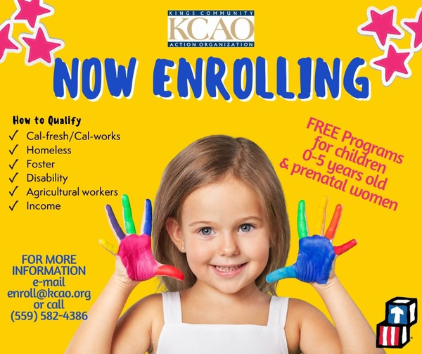 KingsCommunity's tweet image. KCAO Head Start and Child Development programs help low-income families prepare children to succeed in school.
Visit kcao.org/early-childhoo… to complete and submit an application, or email enroll@kcao.org for more information.
#KCAO #HeadStart