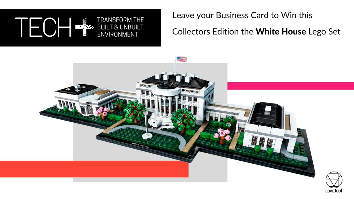 cove__inc's tweet photo. Stop by our booth at Tech+ with your business card for a chance to win a collector's edition White House Lego set. While you're there, talk with our team about exciting new updates coming to cove.tool very soon!
Grab a ticket: https://t.co/uAU9Q4cCek
#PerformanceModeling https://t.co/ELfPFSHYkV
