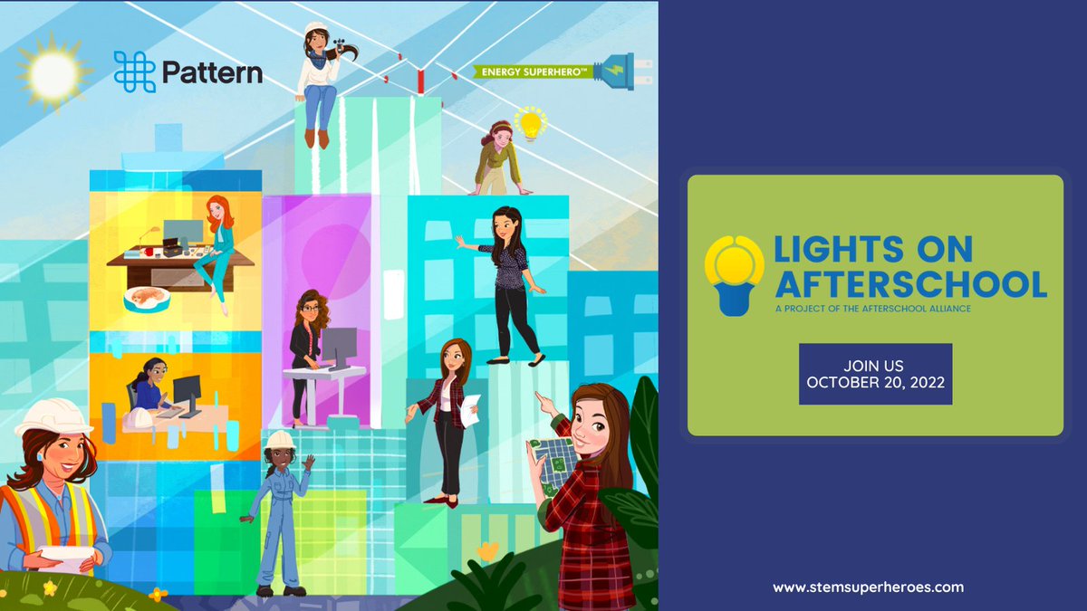 #EnergySuperheroes in Houston will be with <a href="/YMCAHouston/">YMCA Greater Houston</a> Ridgemont Elementary School students to celebrate #LightsOnAfterschool on October 20! Thank you to @PatternEnergy and <a href="/KidWind_Project/">KidWind Project</a> for sharing your superpowers to make this event happen! #WomeninSTEM