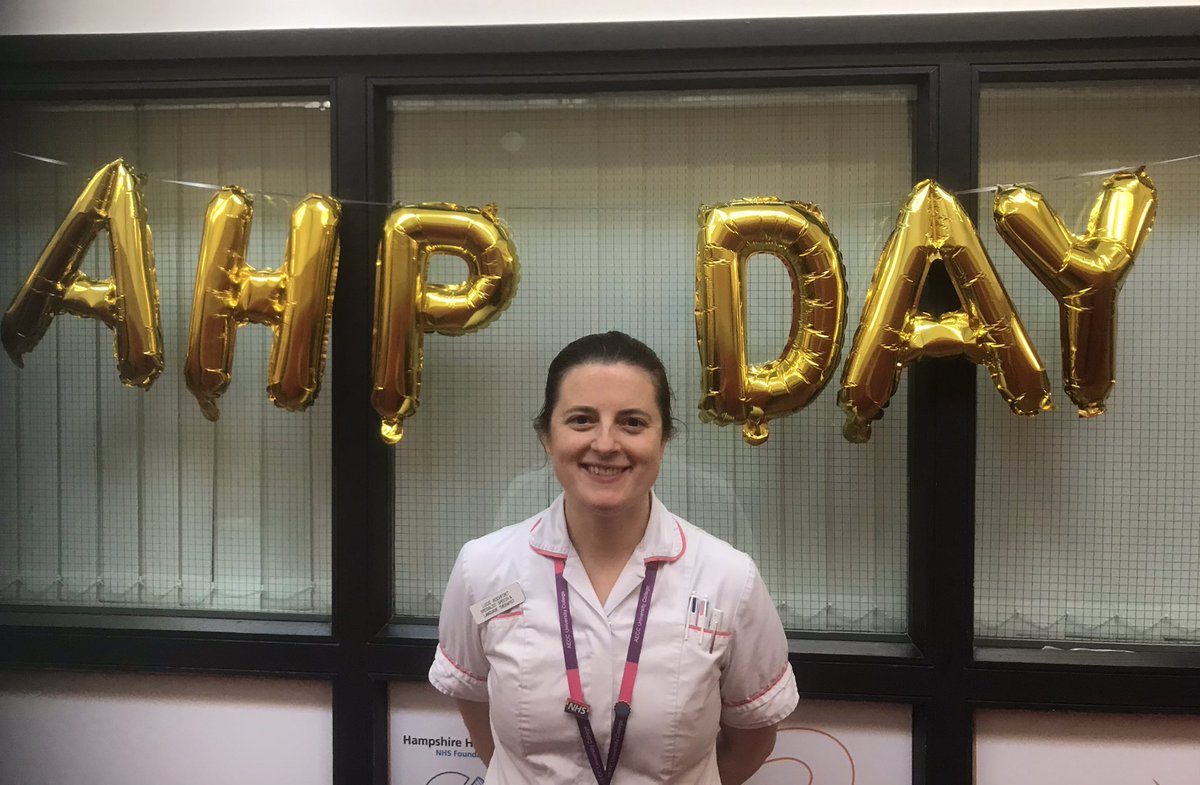 Happy #AHPsDay2022 - spent the day talking to school children about careers in healthcare, met some really enthusiastic AHPs to be! @AECCUniversityC @AECCSchoolRSP @DorsetAhps