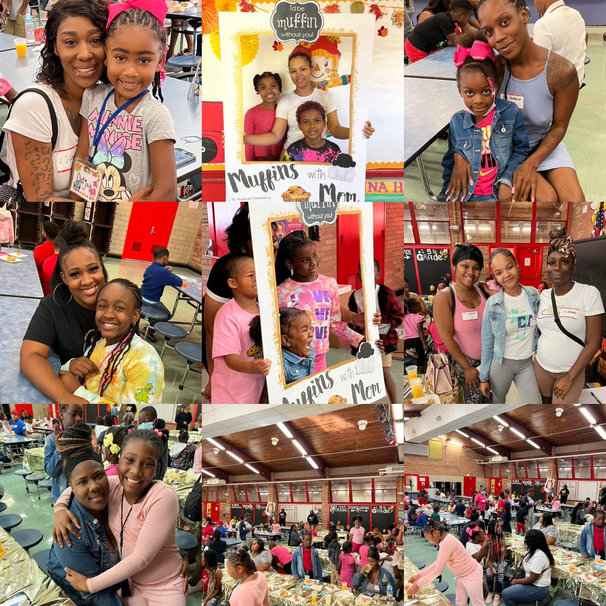 MrsCharnele's tweet photo. #PinkOutFriday #MuffinswithMom was a success today. Parents thank you for coming to show your support. @NATQHENDERSON parents showed up and showed out๐ https://t.co/nb3uR5nu9S
