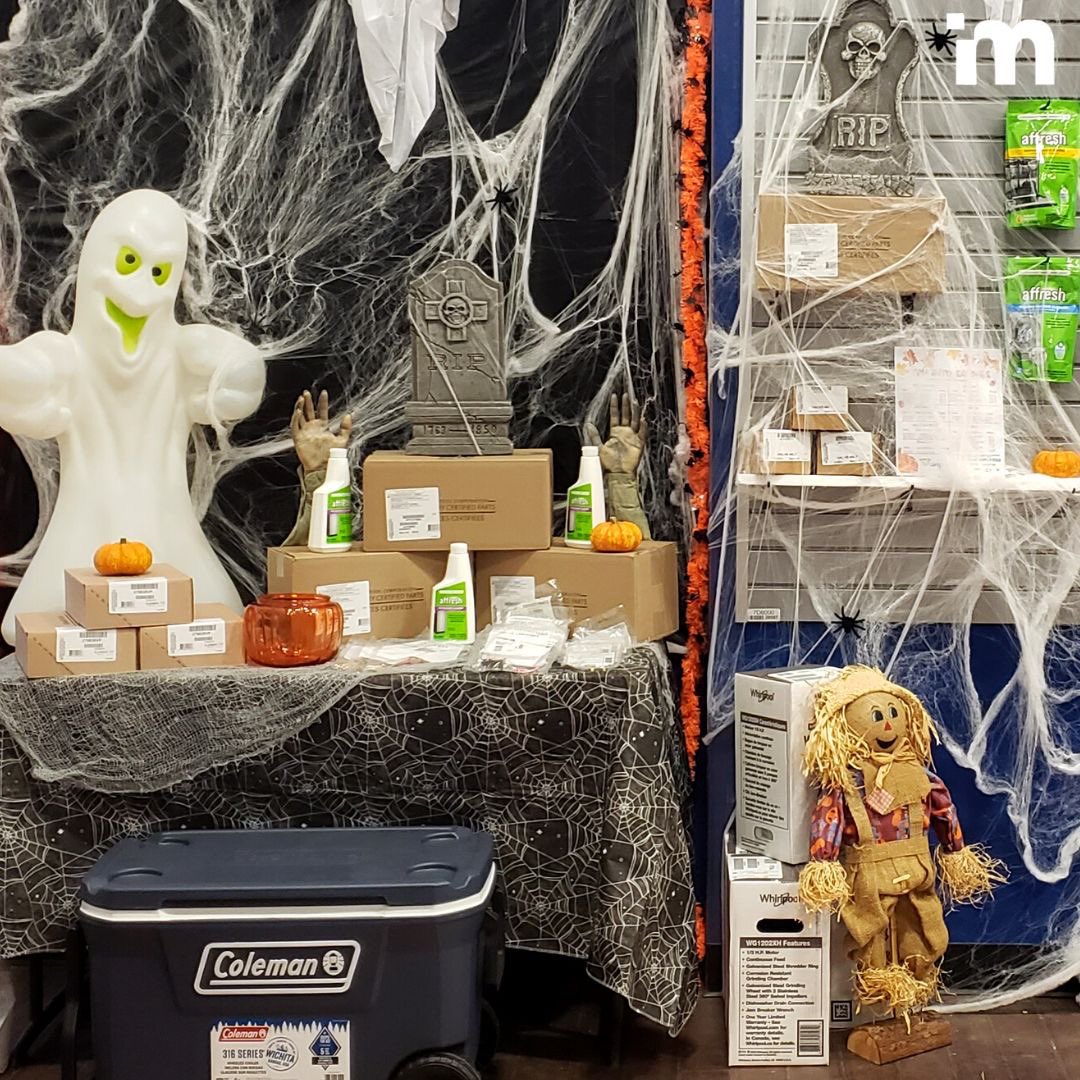 MarconeSupply's tweet photo. It’s already Spooky Season at Marcone! Are you ready for a terrific event? Lenexa will host a customer appreciation lunch on October 25th. Don’t miss out on our promotions and our
pumpkins full of candy until the end of the month🎃
#marcone #marconesupply #lenexa #wplpromo https://t.co/TaCWdiOiRA