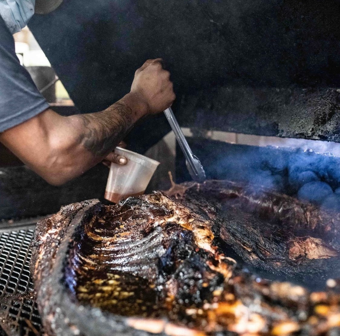 ThePitBBQ's tweet photo. Big news 📣 The Pit has its favorite day of the year officially recognized: #NationalWholeHogBBQDay! Join the festivities Saturday 10/15. We'll be celebrating with a #pigpickin’ outside the restaurant on Davie St. from 12-5, and donating sliders to first responders from 3-5! https://t.co/Jd0cjfvviX