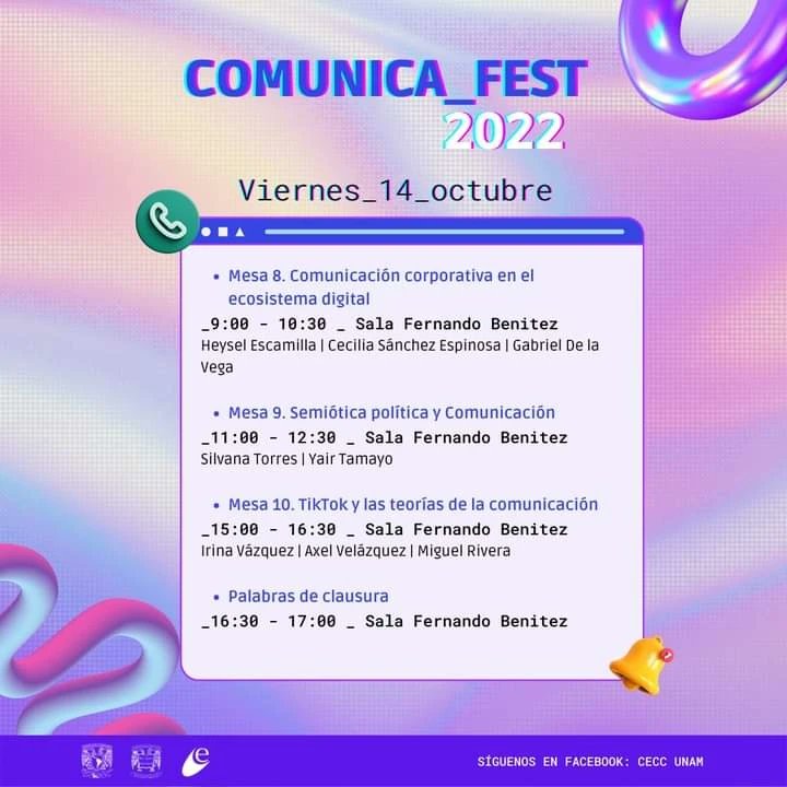 gabrieldelavega's tweet photo. Increíble la pasamos en esta edición del Comunicafest 2022 en la gloriosa @UNAM_FCPyS charlando sobre el lenguaje no verbal y las emociones y su impacto en la comunicación.
Gracias @heyselescamillayo por hacerlo posible.
#comunicafest #fcpys #conferencia #speaker #speakers https://t.co/EWXblLGljb