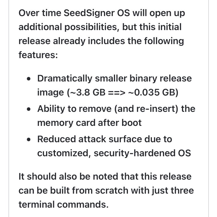 SeedSigner's tweet photo. Our first experimental release of SeedSigner OS is out! You can find the download and release notes at:
https://t.co/ZpWwqLr10J https://t.co/pKpcMWyilH