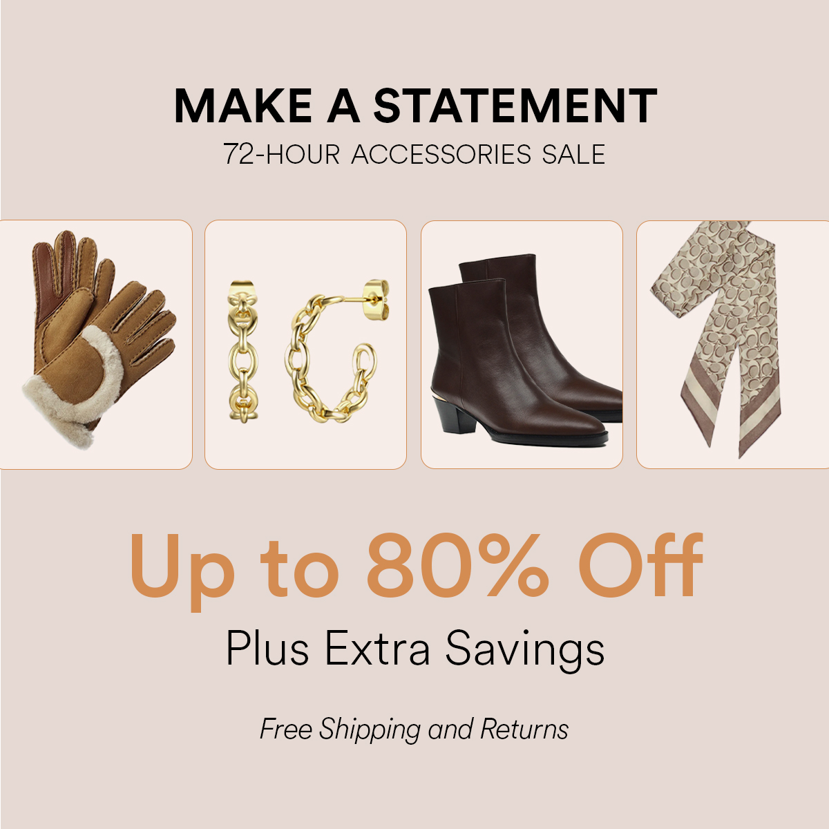 ShopSPO's tweet photo. THIS WEEKEND: Make a statement with our 72 Hour Sale on our best accessories.

Shop while styles last:
https://t.co/aBApReSSk3 https://t.co/zJmbjL3t1E