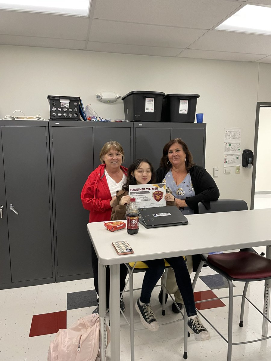PearceHall's tweet photo. Handing out these teacher nominated student recognition is the best part of the admin team’s job. Students are just as proud of themselves as the staff is. #TogetherWeRise #studentsuccess #WeAreWentzville https://t.co/2UOhNvC0J4