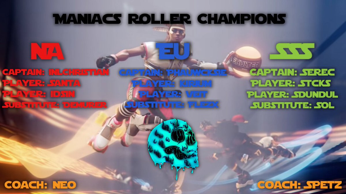 INTRODUCING THE MANIACS!😍#esports #RollerChampions #ManiacsRC