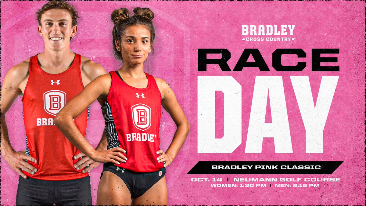 BradleyXCTrack's tweet photo. RACE DAY! The Braves return home to host the Bradley Pink Classic! 🎀

LIVE⏱️: https://t.co/c1Z7494wq5 https://t.co/ad1ZI7jwKI