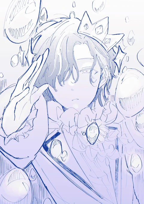 海の月と空の星  