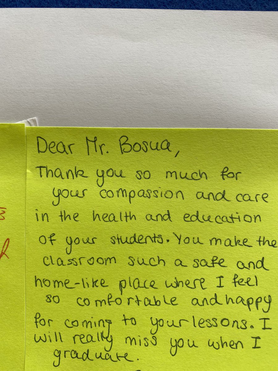 laraglyons's tweet photo. What a great way to say ‘Thanks’ to teachers!  Lovely and authentic notes from students @BSN_SSV #TeacherAppreciation https://t.co/eomuBYIeFZ