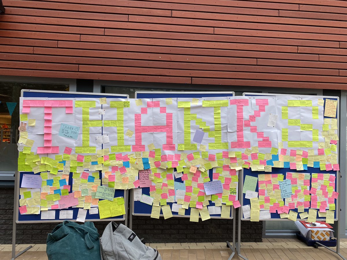 laraglyons's tweet photo. What a great way to say ‘Thanks’ to teachers!  Lovely and authentic notes from students @BSN_SSV #TeacherAppreciation https://t.co/eomuBYIeFZ