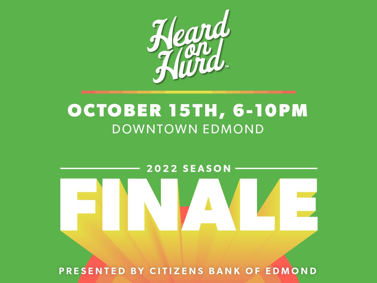 #HeardonHurd is TONIGHT!! We can't wait to see you! 🍕🎸🛍

6-10pm
Presented by <a href="/citizensedmond/">Citizens Bank</a>

#JointheHurd #DowntownEdmond #EdmondOK #OKC #citizensbankofedmond