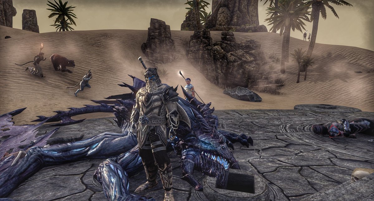 EndlichPlay's tweet photo. Gemütliches leveln und "Hinaus Modus" an den Dolmen in der Alikr Wüste 😉👍 Und schon ist der gute Salosh level 31. Weiter geht's 😎🤘
#elderscrollsonline #eso #elderscrolls #endlichplay #ESOFam #highisles #esoglobalreveal #twitch #youtube #blackwood #highisles #MMORPG https://t.co/UFmILYqXms