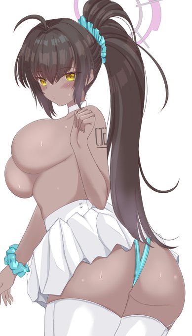 #ブルーアーカイブ #ブルアカ 
以前描いたものを塗り直しました。 