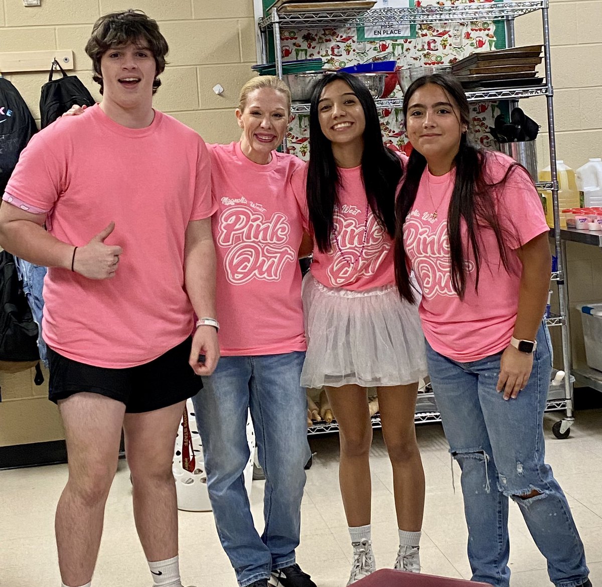 Pink out! #westnation #GID #PrettyCool