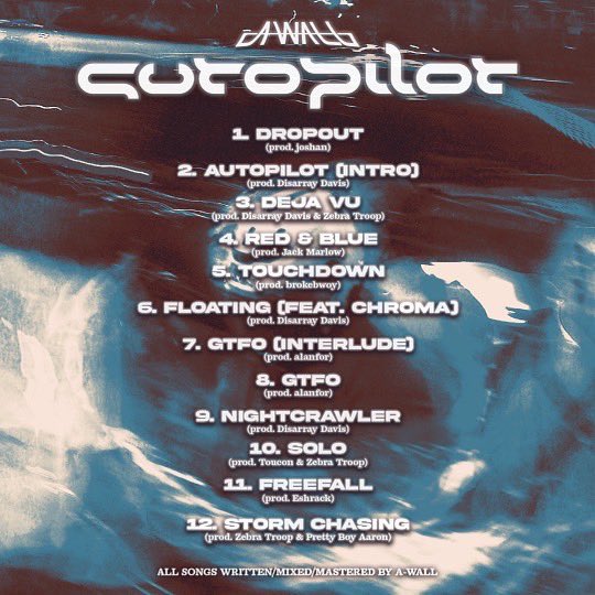 A-Wall: AUTOPILOT. 

Out Now Everywhere: ffm.to/awall-autopilot