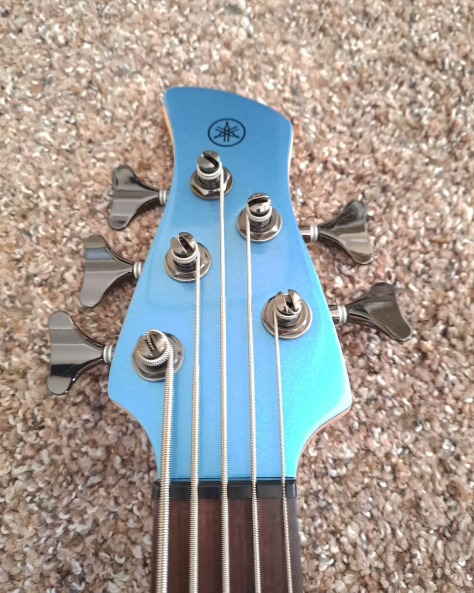 Chris_Koyle's tweet photo. #NewGuitarDay 😍 #FiveString #BigBottom #SlappinDaBass #Yamaha #FactoryBlue https://t.co/0xHMSIuSGU