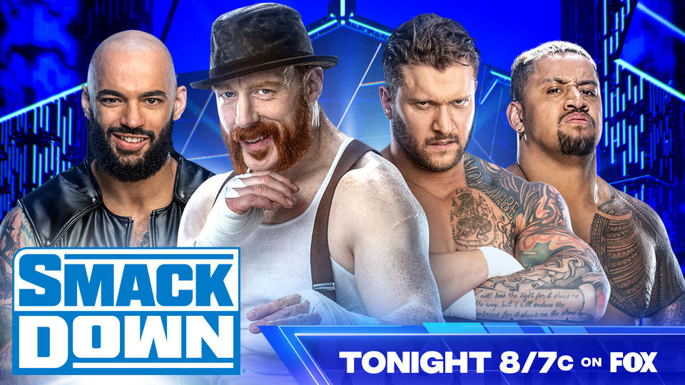 .@WWESheamus, @KingRicochet, @realKILLERkross and @WWESoloSikoa will battle it out TONIGHT in a chaotic Fatal 4-Way Match for a future #ICTitle opportunity! #SmackDown