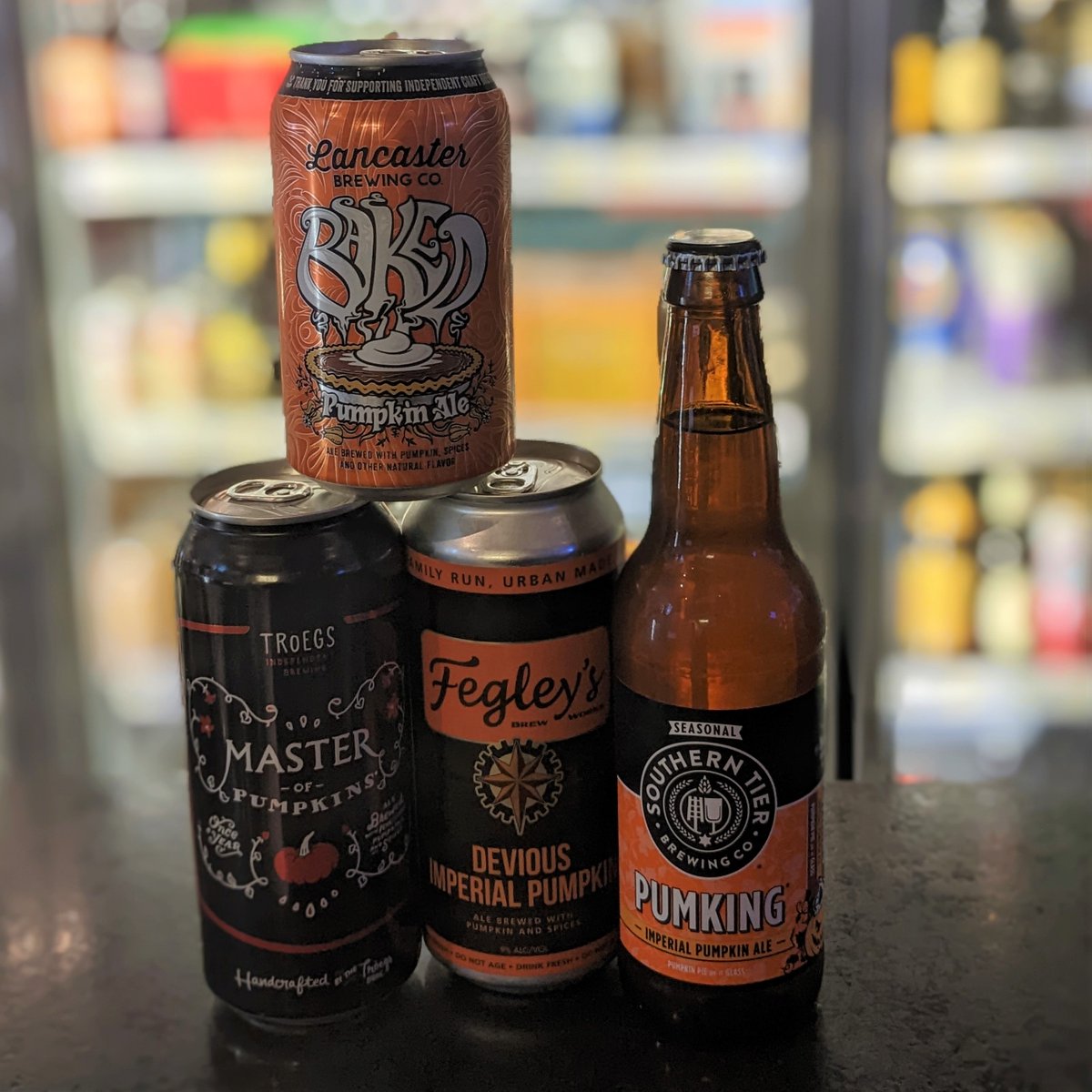 PinBeer's tweet photo. Pumpkin weather is the best kind of weather😌 

Check out some of our favorite pumpkin beers next time you stop in! 

#PinBeer #Pinocchios #VisitMediaPA #MediaPA #Delco #CraftBeerStore #PumpkinBeer #Pumpkin #FallBeers @LancasterBrew @stbcbeer @TheBrewWorks @TroegsBeer https://t.co/xPG42doj0y