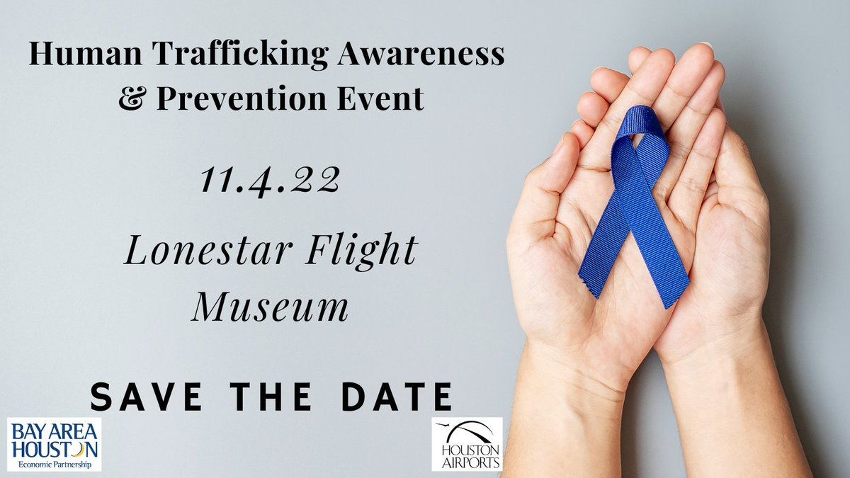 The Bridge Over Troubled Waters (@thebridge_otw) on Twitter photo Save the Date for  <a href="/BAHEP/">Bay Area Houston</a> Human Trafficking Awareness & Prevention Event!
To register, visit eventbrite.com/e/ellington-ar…. Save the Date for  <a href="/BAHEP/">Bay Area Houston</a> Human Trafficking Awareness & Prevention Event!
To register, visit eventbrite.com/e/ellington-ar….