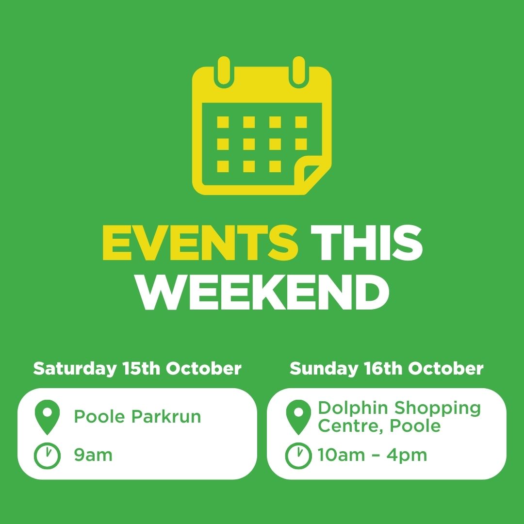 Don’t forget to come and meet the crew and learn life-saving skills this weekend. Tomorrow we are at @Pooleparkrun to highlight the importance of learning CPR. We will also be giving out goodie bags! On Sunday we will be joining @swasFT at The Dolphin Centre in Poole!