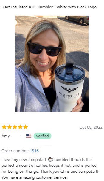 CoffeeJscc's tweet image. It’s another #FiveStarFriday and we normally post these in chronological order but fantastic reviews like this from Amy with pics jump the queue! Thanks Amy!
#GetCaffeinated #Coffee #Charity #Veteran #NSF