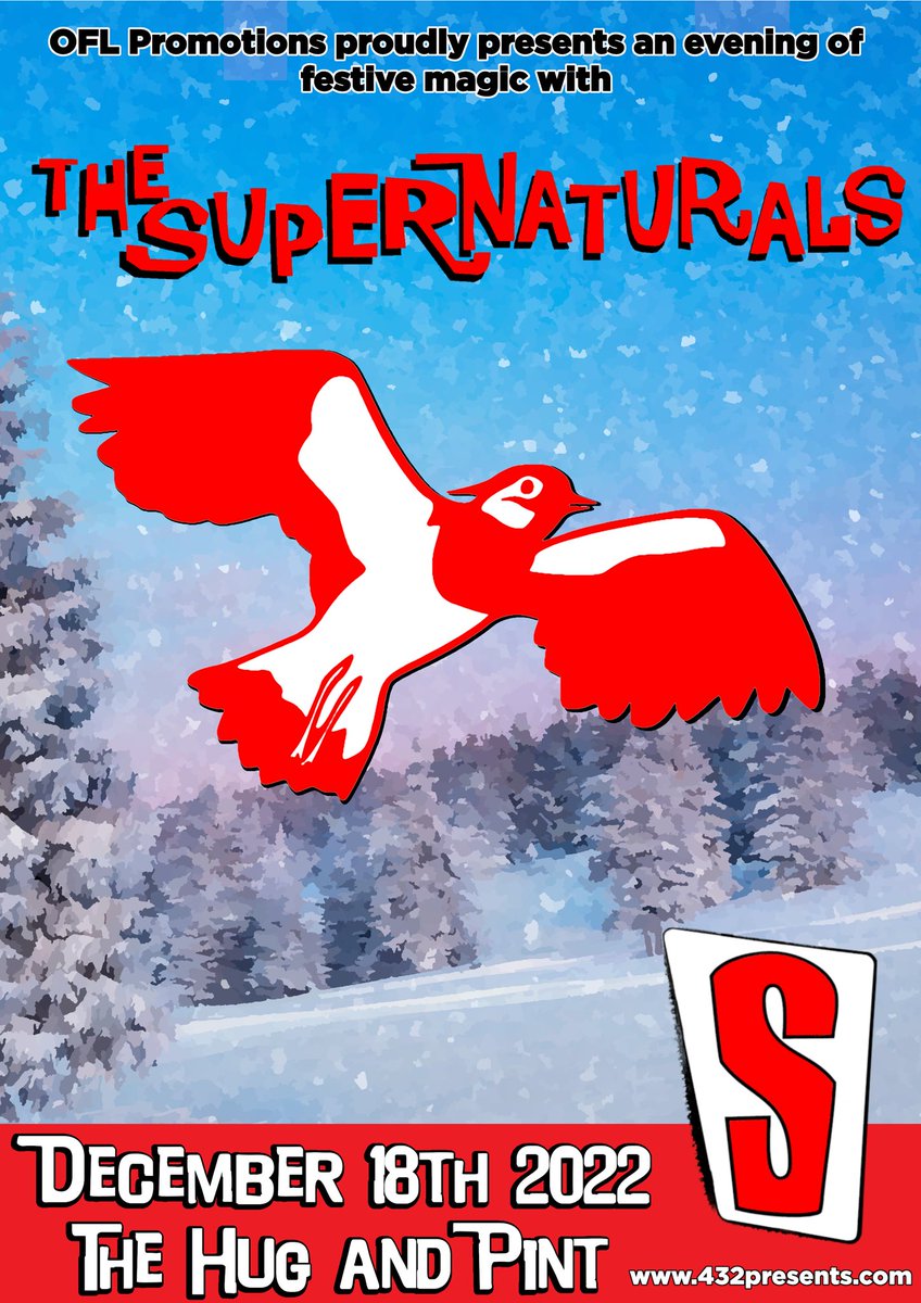 t_supernaturals's tweet photo. 🚨🚨 Happy to announce that we’ll be playing live at The Hug and Pint in Glasgow on the 18th of December. 

Tickets go on sale Monday at 10am. Presale is already live - if you subscribe to our mailing list, please check your various inboxes for the link 📧 https://t.co/j98Y1St3y6