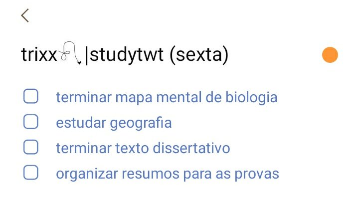 studyphot's tweet image. ⸺ boa tarde gente, desculpa ter aparecido só agora, nao deu tempo de dar bom dia pra vocês. mas é basicamente isso aqui que pretendo fazer hoje :)