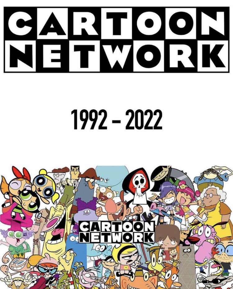 anaspprtsdn__'s tweet photo. O fim de uma era... Obrigada Cartoon Network por fazer tanto rir com estes desenhos animados, vou ter saudades. 😢🥹 https://t.co/YrnTP1DsU5