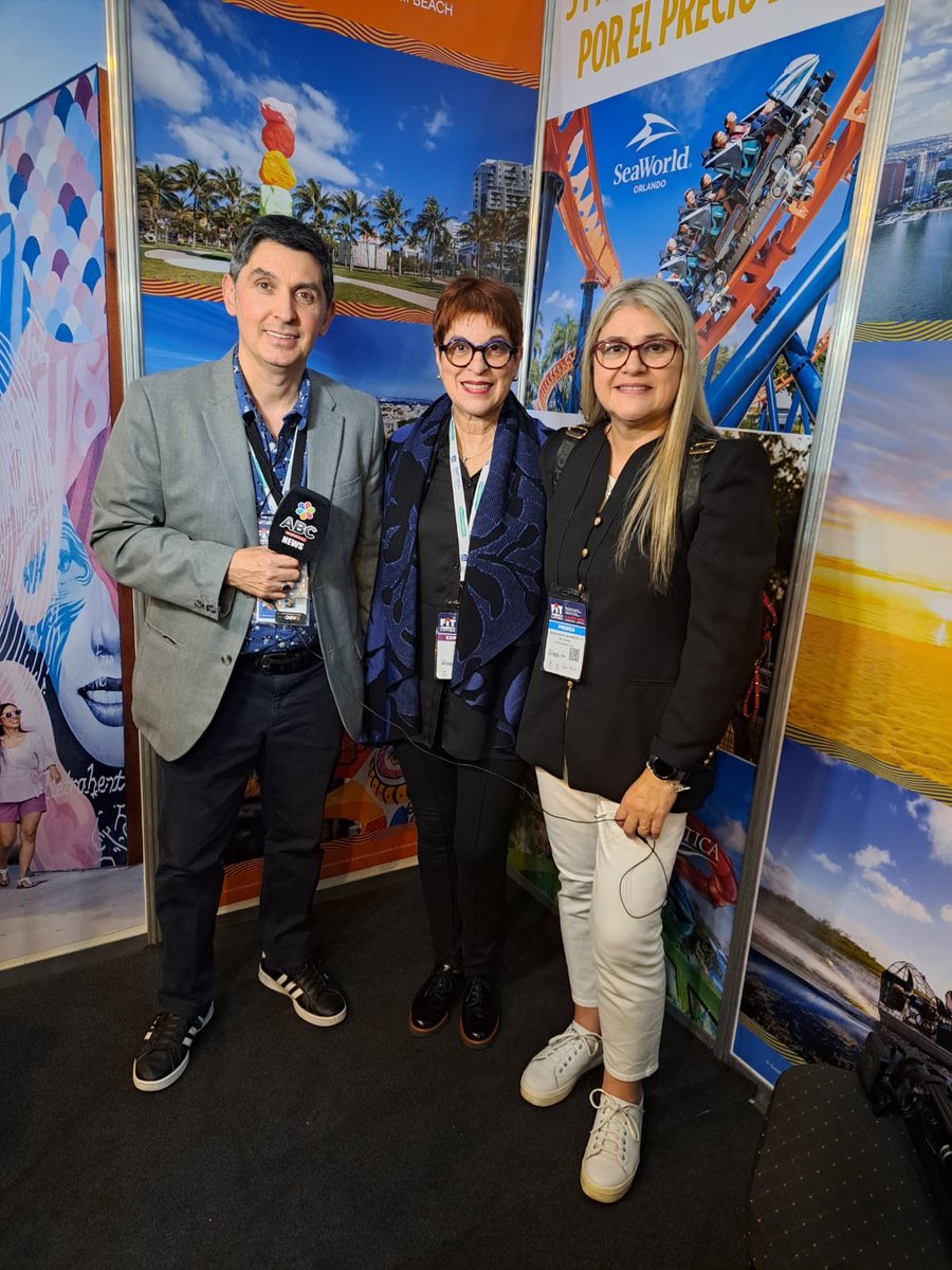 ABCMundial's tweet photo. #SeaWorld Parks & Entertainment presentó en la FIT todas sus novedades
#DianaSosa @SeaWorld @BuschGardens @SeaWorldAbuDhabi
#SeaWorldOrlando #BuschGarden
https://t.co/mfQyDSGowR https://t.co/Yx1IusSg1a