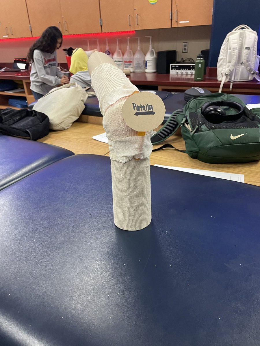 TRathtraining's tweet photo. Knee project day 🦵🏻 Thank you to @NeisdPE_Health for all the supplies! @M_Knauth @NeisdAthletics @TRRoughRiderFB @VolleyballTR @TR_Dance @LadyRiderBaske1 https://t.co/PY09lOzLNA