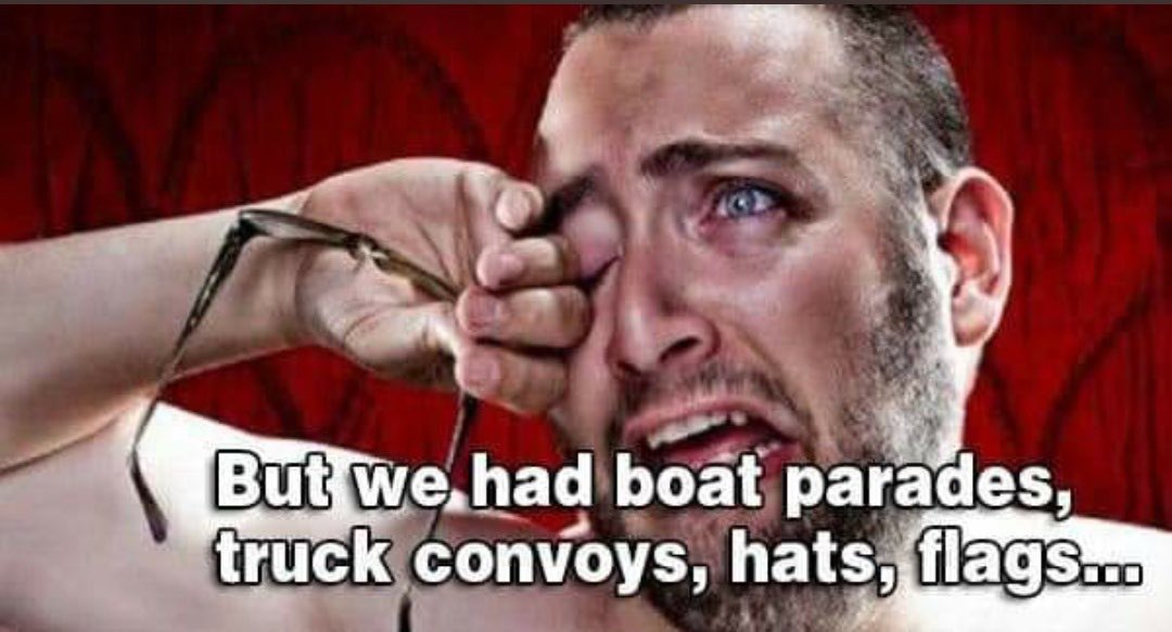 CalamityJane2u's tweet photo. @RokerGlasses @OccupyDemocrats Poor baby needs a tissue. https://t.co/WK2BwoXMKV