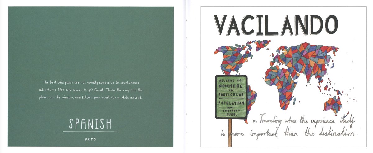UNW_English's tweet photo. Have a great fall break, UNW students! Remember to vacilando (another good word from Lost in Translation by Ella Frances Sanders). https://t.co/ThkjaZ5XjQ