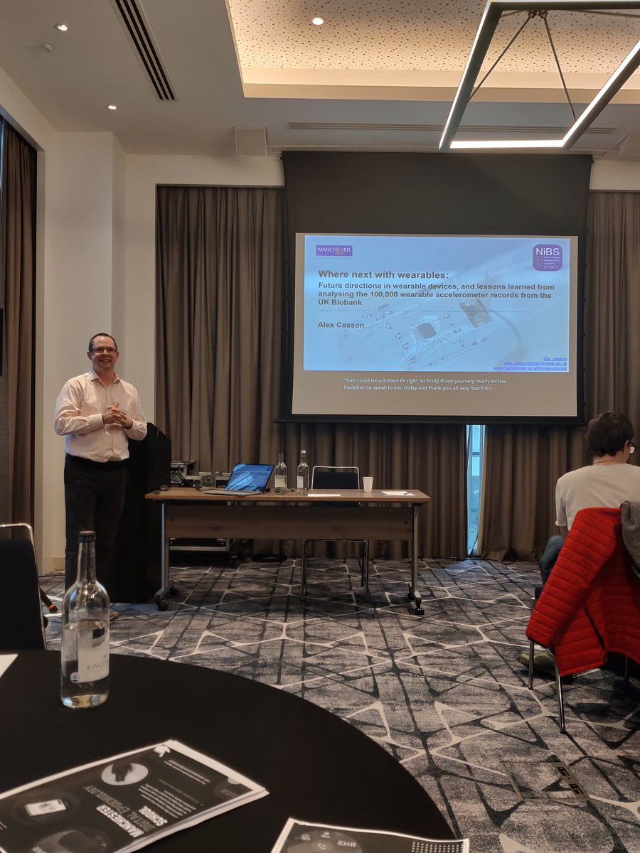 Centre for Epidemiology Versus Arthritis (@cfe_uom) on Twitter photo In the afternoon of Day 3 we had:
➡ @RionaMcArdle and <a href="/Rana_Zia_Rehman/">Rana Zia Ur Rehman, PhD</a> shared their experience in application of #wearables
➡ <a href="/ryanmacconville/">Ryan McConville</a> on longitudinal studies in #SmartHomes
➡ @a_casson with his inspiring keynote on the future of wearables
#ManDigEpi22 In the afternoon of Day 3 we had:
➡ @RionaMcArdle and <a href="/Rana_Zia_Rehman/">Rana Zia Ur Rehman, PhD</a> shared their experience in application of #wearables
➡ <a href="/ryanmacconville/">Ryan McConville</a> on longitudinal studies in #SmartHomes
➡ @a_casson with his inspiring keynote on the future of wearables
#ManDigEpi22