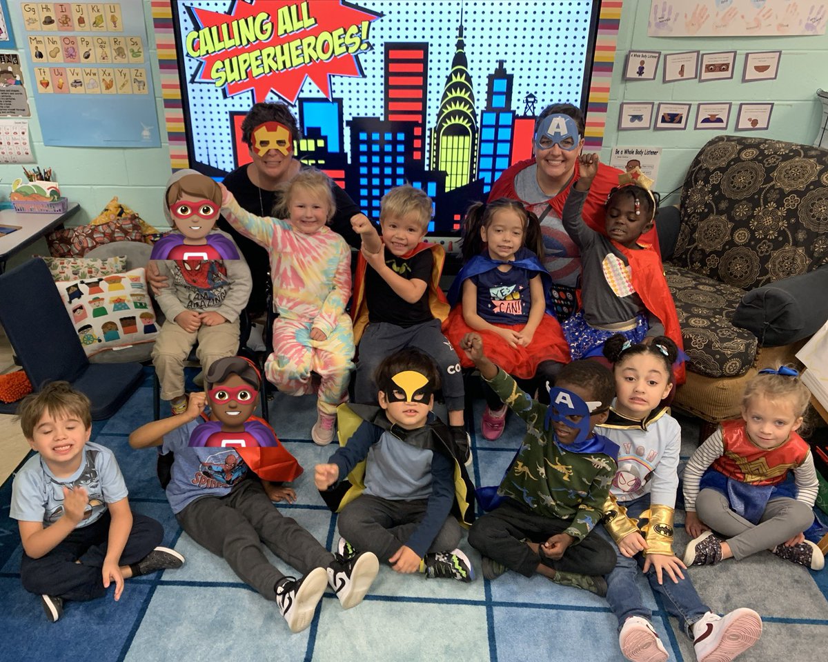 definitelykelly's tweet photo. It’s a SUPER day for learning on the Purple Team at @SutterMonarchs 
We have been learning about self-regulation &amp; that everyone feels every feeling—even super heroes! 
#itsworthit
#weloveworthingtonschools https://t.co/v1Q8sVcQUO