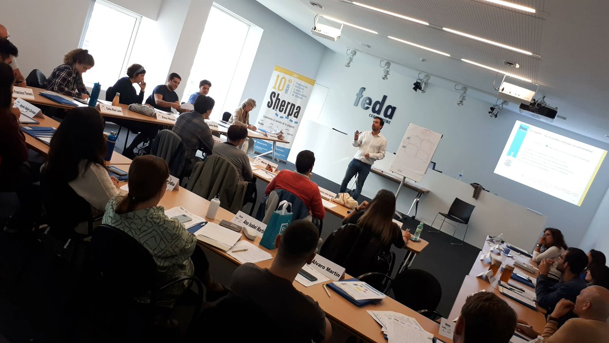 Continúa el #ProyectoSherpa con el taller de 'Habilidades para Emprendedores'. El docente <a href="/BurguePablo/">Pablo Burgué</a> muestra cómo identificar actuaciones y estrategias dirigidas a mejorar la comunicación e influencia de emprendedores en su relación con clientes, proveedores, colaboradores...