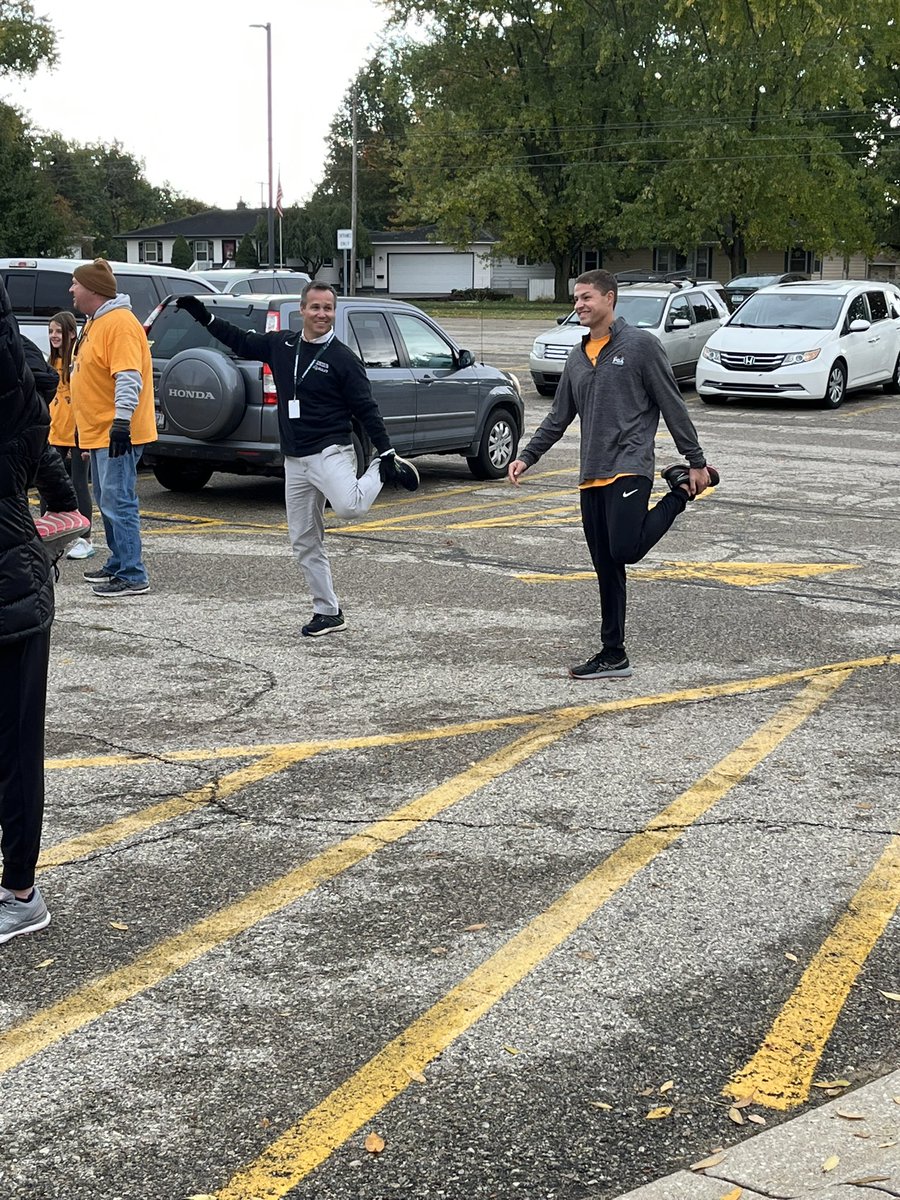 Minds In Movement is underway!  Thank you Fit Body Bootcamp for helping to get our kids warmed up!    Dr. Graham even joined for some burpees.
