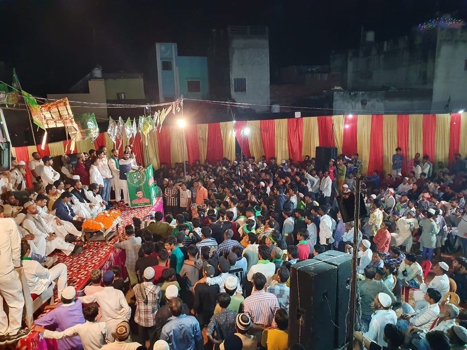 aimimupho's tweet photo. प्रदेश अध्यक्ष @imshaukatali साहब ने नगर पालिका परिषद सम्भल में सभा को संभोधित किया। @asadowaisi @aimimupofficial @aimim_national https://t.co/hdPrUEkgGS