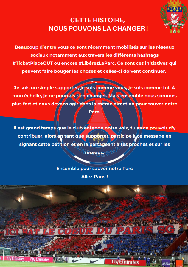 paname_foot94's tweet photo. Le Parc se meurt dans l'indifférence générale 

Ensemble, faisons bouger les choses !

(Texte écrit par @luclfbvr)

#TicketplaceOUT #LibérezLeParc 🔴🔵 https://t.co/yKgaDT1KY4