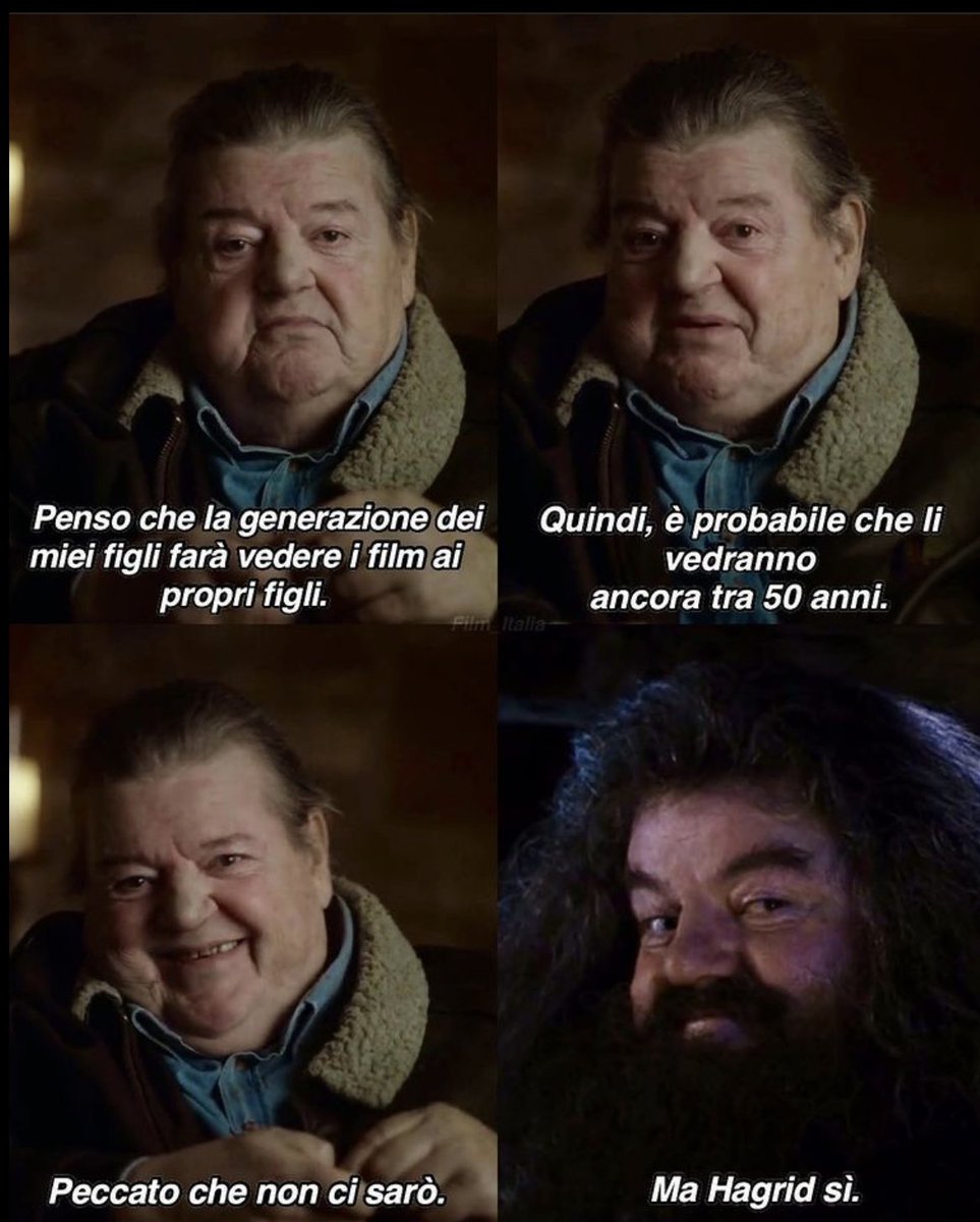“Hogwarts non esiste senza di te” 💔
 
Robbie Coltrane (1950-2022)
#Hagrid #robbiecoltrane #harrypotter