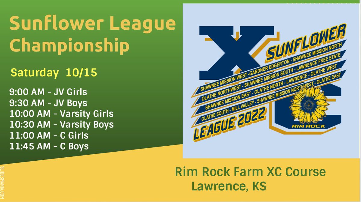 sms_tf's tweet photo. Sunflower League Championship meet tomorrow at Rim Rock. #RaiderRunners. . https://t.co/sdTUdhfv9n