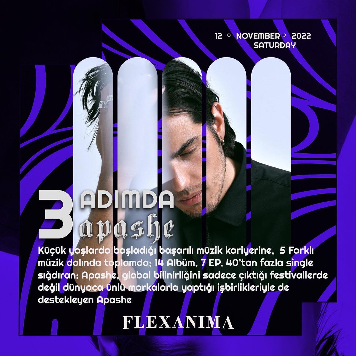 flexanimamusic's tweet photo. Sihirli parmakları, yaratıcı hayal düşü ve kendini dahice geliştirdiği müzik endüstrisinde global olarak ses getirmeyi başarmış: Apashe’yi ne kadar tanıyorsunuz?
#Flexanima #Apashe #MaximumUniq #UniqBox #Biletino #Bugece #Dubstep #Neurofunk https://t.co/ED3halnUQ8