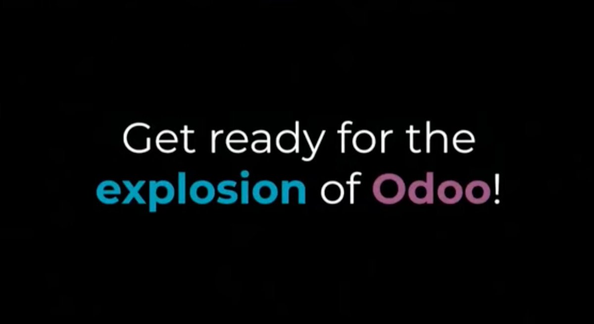 SebBossoutrot's tweet photo. One thing to remember of this year #OdooExperience https://t.co/uOXtvqFJfO