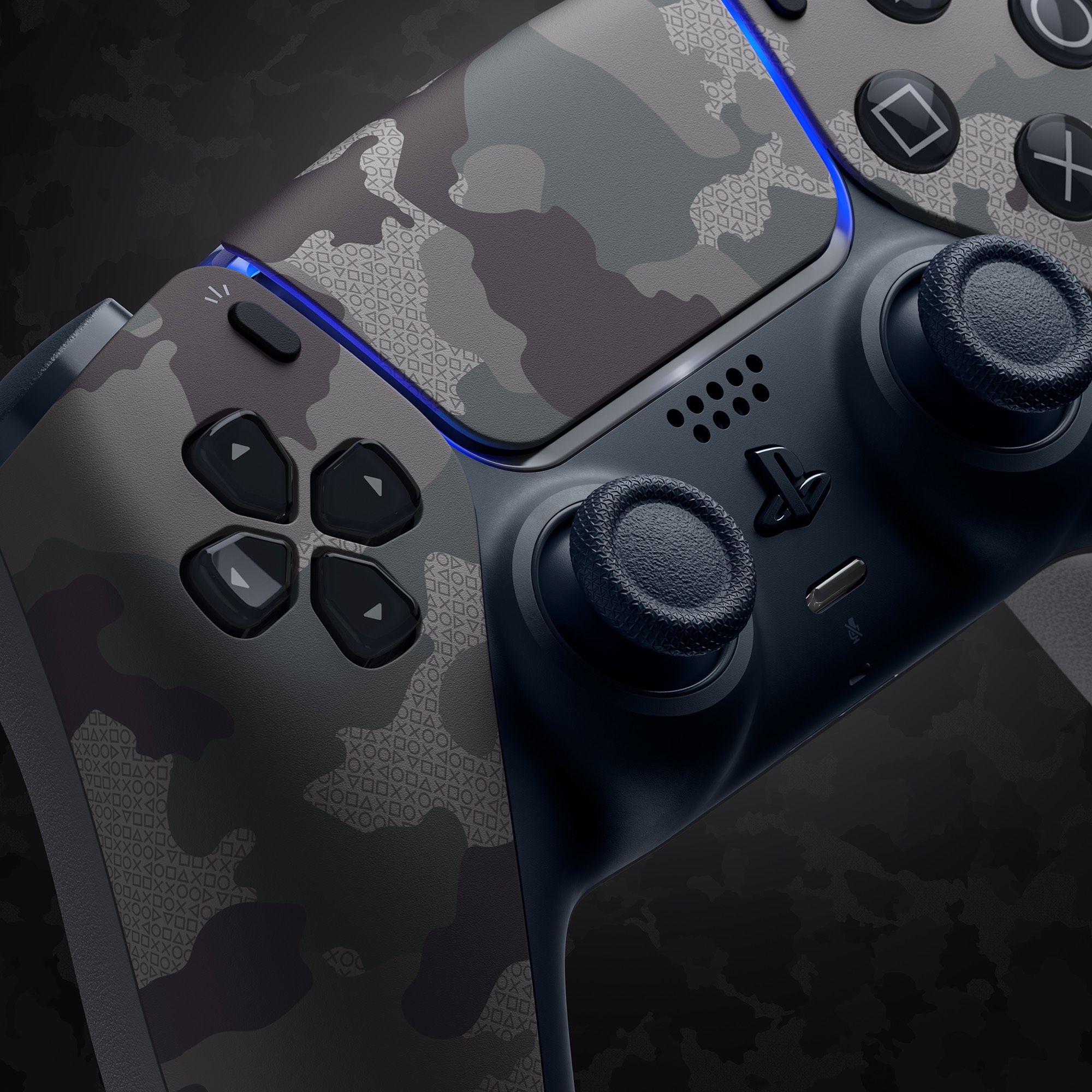 La colección Gray Camouflage se unirá pronto a la línea de accesorios de PS5  – PlayStation.Blog LATAM