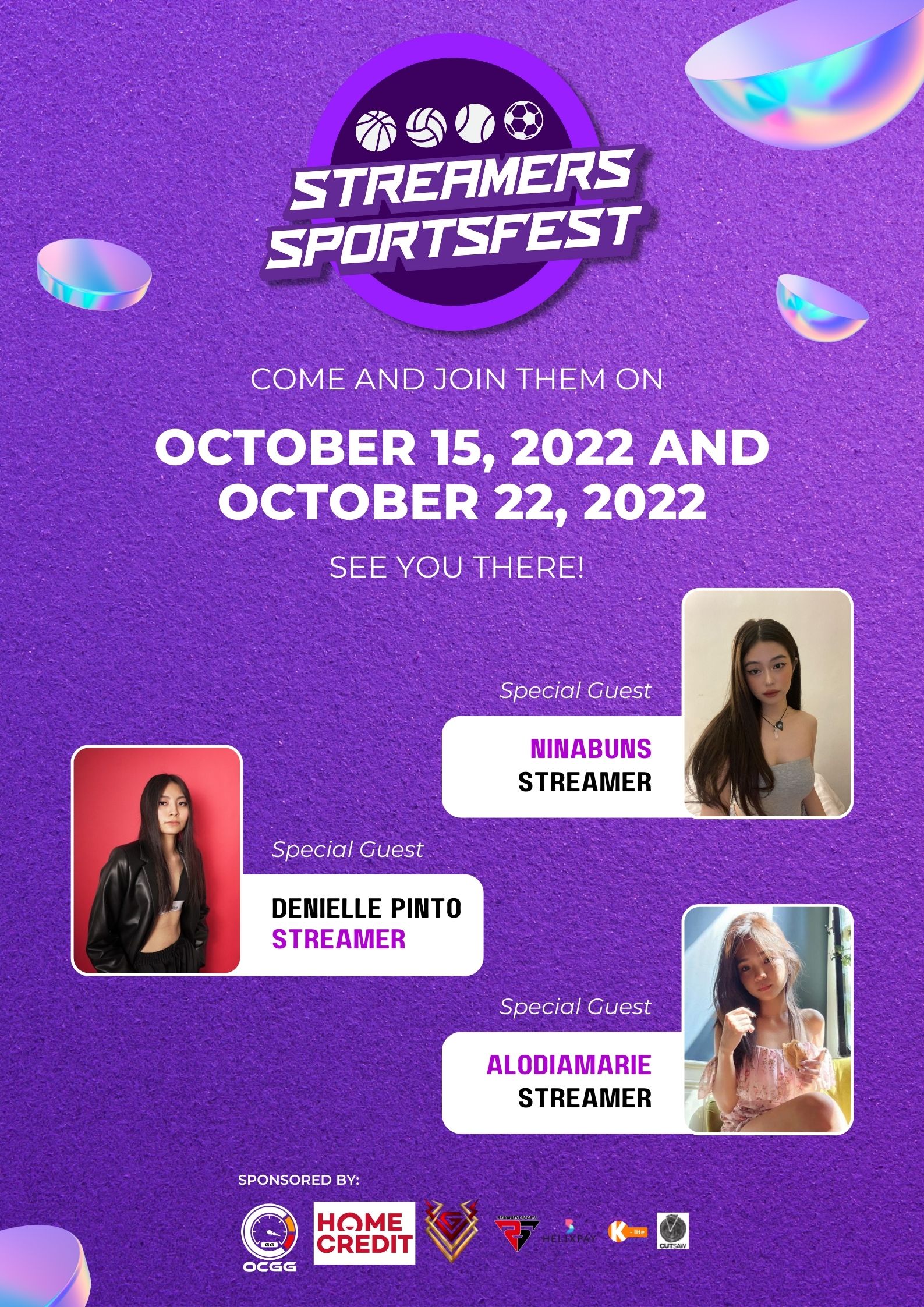 Streamers' Sportsfest on Twitter "Check out these streamers as our