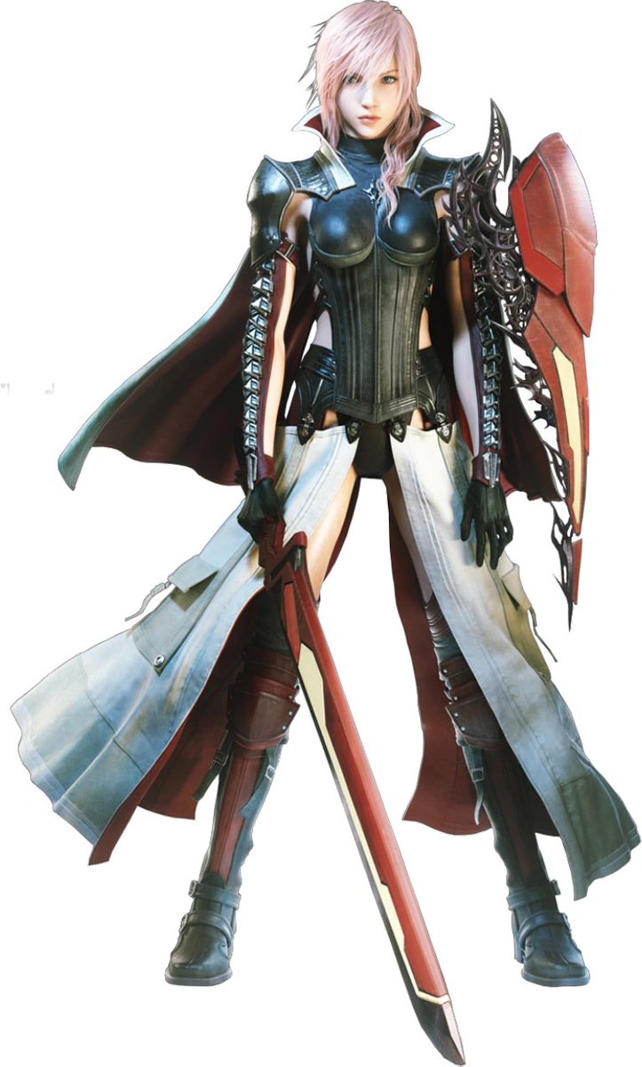 Today’s JRPG character of the day is Lightning from Final Fantasy XIII!